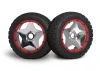 HPI Baja 5B Super Star Wheel - Shiny Chrome - Front - Pair