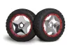 HPI Baja 5B Super Star Wheel - Shiny Chrome - Front - Pair