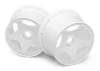 HPI Baja 5B Super Star Wheel - White - Rear - Pair