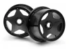 HPI Baja 5B Super Star Wheel - Black - Rear - Pair