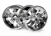 Tremor Wheel Chrome Savage Inc 17mm Hex Hub 115x70mm 7inch 2Pcs