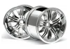 Tremor Wheel Chrome Savage Inc 17mm Hex Hub 115x70mm 7inch 2Pcs