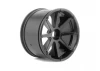 Blast Wheel Black Savage Incl. 17mm Hex Hub 115X70mm 7inch 2Pcs