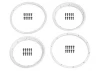 Heavy Duty Wheel Bead Lock Rings For HPI Baja 5B - White (1 Pair - Fits 2 Wheels)