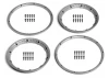 Heavy Duty Wheel Bead Lock Rings for HPI Baja 5B - Silver (1 Pair - fits 2 Wheels)