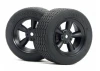Vintage 5 Spoke Wheel 26mm Black Chr for 26mm Vint. Tyres