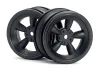 Vintage 5 Spoke Wheel 26mm Black Chr for 26mm Vint. Tyres