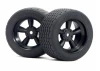 Vint 5 Spoke Whl 31mm/6mm Oset Black Chr for 31mm Vint. Tyres