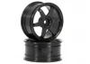 TE37 Wheel 26mm Black (0mm Offset)