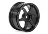 TE37 Wheel 26mm Black (0mm Offset)