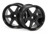 TE37 Wheel 26mm Black (0mm Offset)
