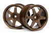 TE37 Wheel 26mm Bronze 0mm Offset for Std TC Tyres
