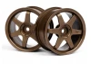 TE37 Wheel 26mm Bronze 0mm Offset for Std TC Tyres