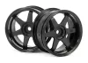 TE37 Wheel 26mm Black (6mm Offset)