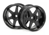 TE37 Wheel 26mm Black (6mm Offset)