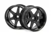 TE37 Wheel 26mm Black (6mm Offset)