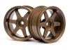 TE37 Wheel 26mm Bronze 6mm Offset for Std TC Tyres