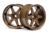 TE37 Wheel 26mm Bronze 6mm Offset for Std TC Tyres