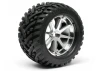 Goliath Tyre 7inch On Blast Whl Chrome With 17mm Hex