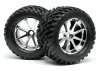 Goliath Tyre 7inch On Blast Whl Chrome With 17mm Hex