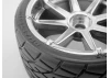 Phaltline Tyre 7inch On Blast Wheel Chrome With 17mm Hex
