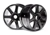HB Edge Wheel (Black Chrome/2Pcs)