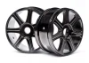 HB Edge Wheel (Black Chrome/2Pcs)
