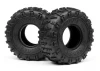 HB Sedona 2.2 Crawler Tyres - White (2)