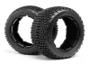HB KHAOS TIRE (White/Baja 5B/Rear/2pcs)