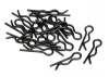 Body Clip (6mm/Black/20Pcs)