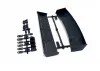 Moulded Wing Set & Mounts Black (2 Types Included)