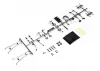 HPI Chrome Body Accessories (Wipers, Mirrors and Exhaust)
