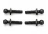 Ball 4.3x20mm 4-40 Black (4Pcs)