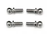 Ball 4.3x11.5mm 4-40 Hex Socket In Silver (4Pcs)