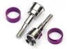 Axle 13x33mm & Retainer 2Pcs for 86301 Univ Dogbone MT2 Fr