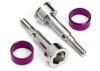 Axle 13x36mm & Retainer 2Pcs for 86302 Univ Dogbone MT2 Rr