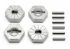 Hex Wheel Hub 17mm (Silver) Savage X