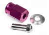 Aluminium Wide Hex Hub 24mm Purple Wheely King/ Mt2 ETC.