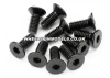 Flat Head Screw M4X10mm (6Pcs) Hex Socket