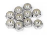 Aluminium Lock Nut M5 (Silver/10Pcs)