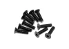 Countersunk Flat Head Screw M3x12mm (6pcs) 2mm Hex Socket