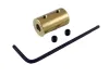Solid Coupling - 3.2mm to 4mm (ea)