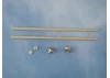 Flush Flagstaff Complete (Brass And Wood)(2)