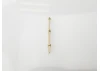 2 Hole Capping Rail Stanchion - Brass 20mm