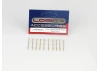 2 Hole Capping Rail Stanchion - Brass 20mm