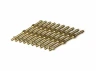 2 Hole Capping Rail Stanchion - Brass 20mm