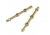 2 Hole Capping Rail Stanchion - Brass 20mm