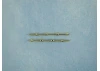 2 Hole Capping Rail Stanchion - Brass 20mm