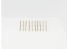 2 Hole Stanchion - Brass 25mm (10)