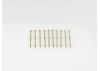2 Hole Stanchion - Brass 30mm (10)